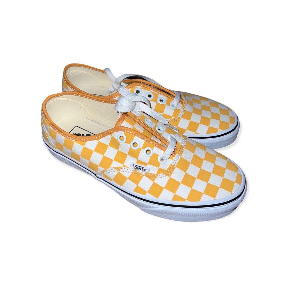 Marigold/Yellow Checkered Vans